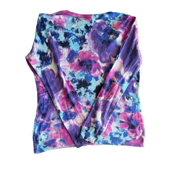 🧡💚💙Jones New York Collection Women Tie Dye Sweater PL🧡💚💙 - Picture 8 of 9